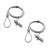 AOMGD 2 Pcs 6-Foot Laptop Lock Notebook Combination Lock Security Cable 4 Digit Password Protections and Theft Deterrent