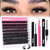 Individual Lashes Kit DIY Eyelash Extension Kit 18mm Volume Lash Clusters 80D Thick Lash Extension Kit with Lash Bond and Seal Eyelash Extension Remover Cluster Lash Kit by Winifred