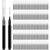 MAPVOLUT 120PCs Micro Eyebrow Brush with Cap, Eyelash Comb Brow Brush Eyebrow Spoolies Lamination Brush Supplies for Eyebrows Brow, Interdental Brushes, Lash Filler Eyebrow Lift Tint Tools Extensions