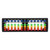 Q-XIAOKEAI 13 Column Portable Plastic Abacus Arithmetic Soroban Calculating Tool with Colorful Beads Children's Educational