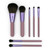 WOLEN Makeup Brushes 7 Pcs Makeup Kit,Foundation Powder Brush Eyeshadow Brush Concealers Blush Face Makeup Brushes Set (LIGHT COLOR)