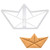Origami Boat cookie cutter, 1 piece - Bakerlogy
