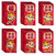 18 Pcs Chinese New Year Red Envelopes, The Dragon Year Hong Bao Lucky Money Packets with 24 Patterns Thick Chinese New Year 2024 Red Envelopes for Spring Festival (Chinese Dragon)