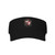 Cross Knights Templar Sunscreen Visor Cap Womens Mans Hollow Flat Brim Hat Adjustable Sports Duck Tongue Hat Black