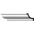 2 3/4"H x 2 3/4"P x 4"F x 94 1/2"L Valeriano Rope Crown Moulding