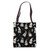 Cute Winter Gnomes In Buffalo Plaid Black And White Pattern Tote Bag