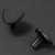 Carakey 10Pack Black Cabinet Knobs Matte Black Kitchen Cabinet Knobs Drawer Knobs Dresser Knobs Triangle Zinc Knob Hardware for Cabinet and Dresser Drawer
