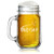 16oz Mason Jar Glass Mug w/Handle Obliviate Funny