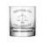 11 oz Rocks Whiskey Old Fashioned Glass Gift Motion To Celebrate Lawyer Law School Graduate