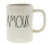 Rae Dunn by Magenta AMOUR Ceramic LL Coffee Mug
