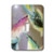 3dRose lsp_38243_1 Abstract Pink Turquoise and Black Feathers Single Toggle Switch White