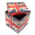 Amosfun Flag Storage Box Bench Foldable Stool for Storage Kid Toy Storage Organizer Faux Footrest Couch Stool Storage Retro Storage Bin Child Shoe Changing Stool Daily Use Non-Woven Fabric