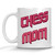 Chess Mom Gift - Natural & Multicolor for the Chess Player Lover - 11 Oz White Ceramic Coffee Mug