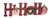 Ganz Ho Ho Ho Christmas Festive 11 x 3 Inch Decorative Tabletop Figurine