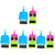 12 Sets Small Broom Dustpan Mini Dustpan with Brush Handheld Broom and Dustpan Tiny Sweep Brush Dustpan Handle Keyboard Duster Sweeper Broom dust Brush Plastic Child Laptop Clean