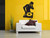 Vinyl Sticker DJ Logo Sign Playing Music Headsets Headphones Speakers Musical Techno House Mural Decal Wall Art Decor SA2734