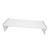 UKCOCO Computer heightened Shelf Laptop Stand for Desk Computer Heighten Rack Adjustable Computer Laptop Riser Shelf Desk Laptop Shelf Monitor Stand White Elevated Notebook Wooden Office