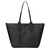 GM LIKKIE Nylon Tote Bags for Women, Top-Handle Shoulder Purse, Foldable Weekend Hobo Handbag (Black)