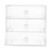 VILLCASE Drawer Storage Box Desk Organizer Cosmetic Organizer Tabletop Organizer Dresser Drawers Makeup Drawer Storage Drawers Drawer Style Makeup Organizer Acrylic Multifunction Box Office