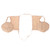 Underarm Sweat Pads, Cotton Perspiration Absorbing Pads, Reusable Armpit Sweat Guard Bra Anti-Sweat and Anti-Odor Skin Tone?2Pcs?