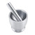 Mortar Pestle Set, Stainless Steel Mortar Pestle Grinder Beans Garlic Spices Foodstuffs Kitchen Tool