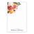 Fall Grapefruit Greenery Personalized Notepad for Women, Personalized Citrus Notepad with Envelopes, Personalized Stationary for Women with Script Font, size 5.5in x 8.5in, 50 sheets