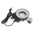 Handheld Digital Microscope Accessories LED USB Output Adjustable 5V Shadowless Ring Light Lamp for Industry Stereo Microscope Microscope Accessories (Color : Black with Adapter)