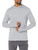 Amazon Essentials Men's Tech Stretch Long-Sleeve Hooded T-Shirt, Light Grey Space Dye, X-Large