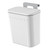 Alipis Kitchen Trash bin Cupboard can Trash Waste Container Under Sink Trash can countertop Compost bin Small Garbage cans for Kitchen lid Waste can Cabinet White Slider pp Dual Purpose