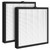 Breabetter 2 Pack G3 True HEPA Replacement Filter FXAP2W Compatible with AMEIFU G3 Sferf-30 (FXAP2W) Air Cleaner Purifier for VEWIOR A3 and Tailulu HQZZ-260, 3 in 1 Filtration HEPA Filter