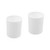 SOLUSTRE 2pcs PTFE Beaker Lab Instruments Equipment Beaker Measurement Large Beakers Labs Beakers Chemistry Beakers Beaker Lab Equipment Measuring Beaker for Labs White Supplies Glass