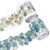 GLOBLELAND 2 Style 49.21ft Eucalyptus Bulletin Board Trim Leaves Scalloped Rolled Border Trim Greenery Bulletin Board Borders for Home Classroom School Office Decor