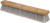 PRO SOURCE 18" Push Broom Head for Fine Sweeping: Flagged Polypropylene Bristles