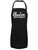 zerogravitee Shalom Bitches Funny Apron with 2 patch pockets in Black - One Size