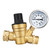 RV Water Pressure Regulator Valve, Adjustable Water Pressure Reducer with Gauge and Inlet Screen Filter, Brass Lead-Free, for RV Camper Travel Trailer Drip Irrigation System, RV Accessories Gadgets