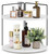 Modesign 2-Tier Bathroom Counter Organizer, Bathroom Counter Trays for Vanity Organizer, Bathroom Organizer Countertop, Corner Storage Shelf, Perfume Organizer Bath Corner Shelf Countertop