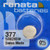 Renata Silver Oxide Watch Battery For Renata 377 Button Cell