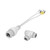 Yuly POE Cable Passive Power Over Ethernet Adapter Cable POE Splitter RJ45 Injector Power Supply Module for Security Camera Either Cable Splitter Rj45