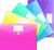 Sooez 5 Pack Plastic Envelopes Poly Envelopes, Clear Document Folders Plastic File Folders US Letter A4 Size File Envelopes with Label Pocket, Assorted Color