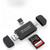 SD/Micro SD Card Reader, Card Reader, USB Type C Micro USB OTG Adapter and USB 2.0 Portable Memory Card Reader for SDXC, SDHC, SD, MMC, RS-MMC, Micro SDXC, Micro SD, Micro SDHC Card and UHS-I Card