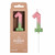 PHD CAKE 2.76 Inch Classical Pink Green Gold 1 Number Birthday Candles, Gold Number Candles, Cake Number Candles, Party Celebration