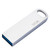 Flash Drive 32GB, High-Speed Portable Thumb Drive 32GB, USB Memory Stick 32GB with Keychain Design, USB Storage Flash Drive 32GB for Computer/Laptop - Silver 32GB