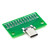 Teansic Type-C Male USB 3.1 Test PCB Board Adapter Type C 24P 2.54mm Connector Socket for Data Line Wire Cable Transfer
