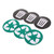 SOESFOUFU 6pcs Garbage Sorting Stickers Outdoor Trash Can Trash and Recycling Trash Recycling Sticker Recycling Bin Adhesive Labels Waterproof Recycle Sign Logo Sticker Garbage Can PVC