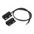 uxcell Wired Door Contact Window Sensor NC Surface Mount Magnetic Reed Switch Black