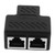 Hemobllo 1 ethernet Port Splitter Ethernet Cable Splitter Ethernet Coupler Ethernet Connector Extender Internet Splitter for Cable Ethernet Adapter Plug Plastic high Speed