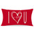 PANDICORN Valentines Day Pillow Covers 12X20 Red Heart I Love U for Valentines Day Decor Outdoor Farmhouse Anniversary Wedding Decorative Lumbar Throw Pillows Cushion Case Home Decorations for Couch
