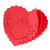choyaxo 4 Inch 100pcs Valentine Heart Doilies Paper Heart Cutouts for Valentine's Day Party Wedding Decoration (red)