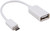 BWESOO White Micro USB to USB OTG Host Adapter - Micro USB Male to USB A Female On-The-GO Host Cable Adapter Cell Phone OTG Adapters Removable Data Storage