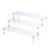 Acrylic Risers Display Stands, 3 Tier Perfume Organizer Display Shelf & Versatile Cupcake Stand Holder, Display Risers for Figures, Dessert Shelves for Party for Decoration and Organizer